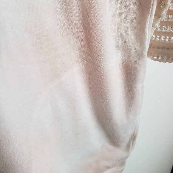 Chicos Zenergy Victoria Jacket Butterfly Pink Metallic Mesh est Size Large - Picture 7 of 10